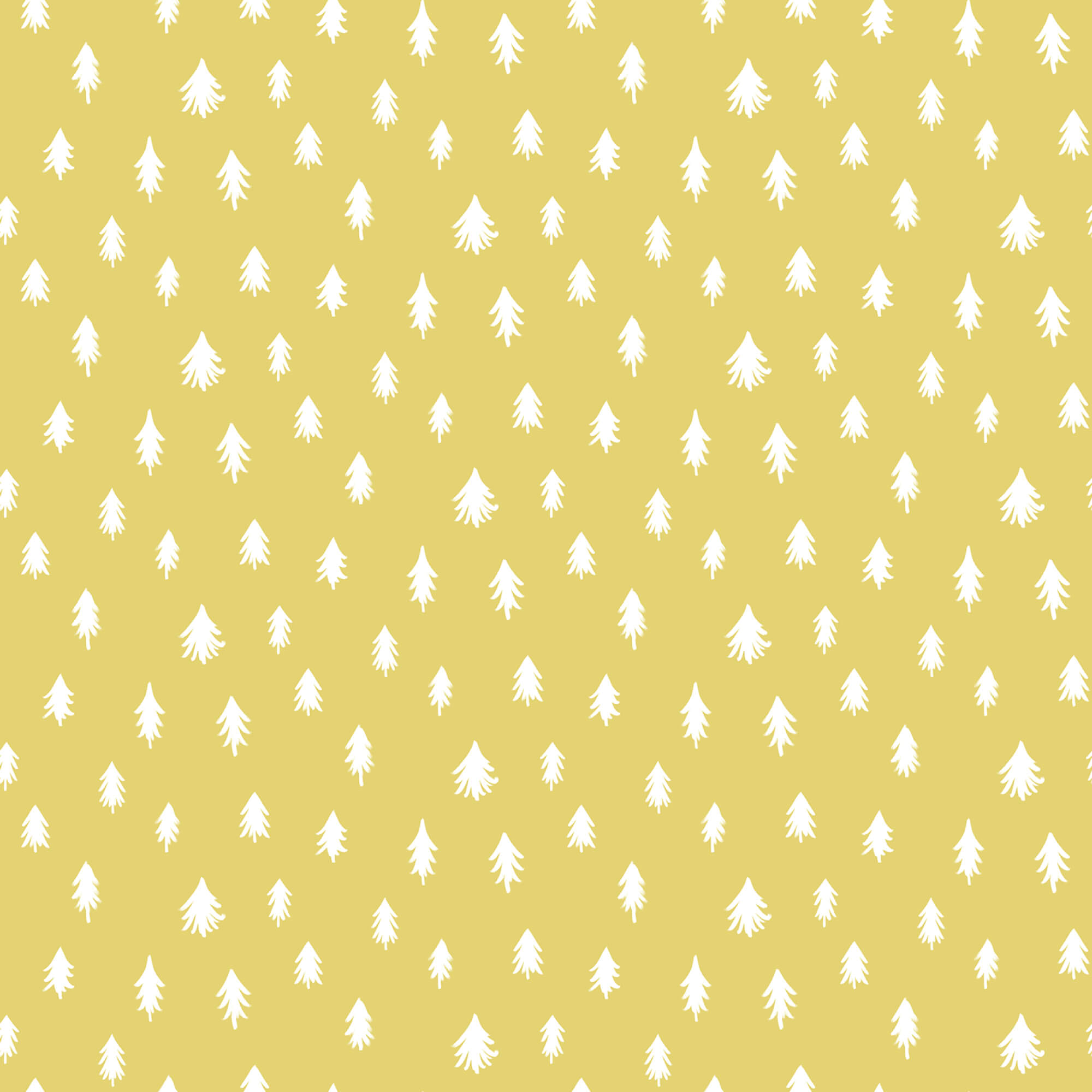 Camp Canine - In The Pine - Yellow 44" / 45" Fabric Per Yard