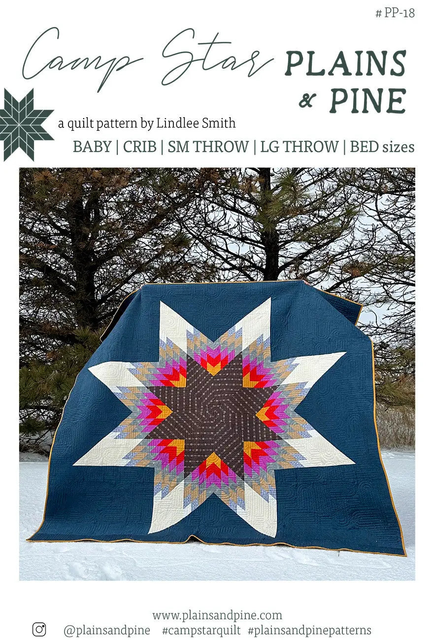 Camp Star Quilt Pattern - Linda's Electric Quilters