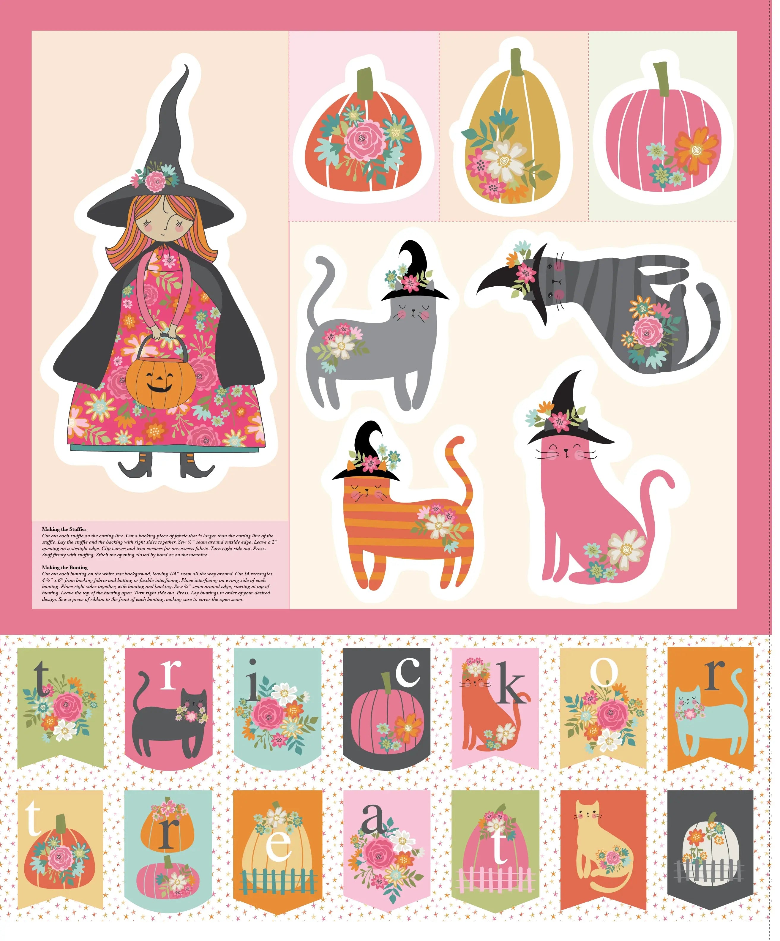 Candy’s Panel Poppie Cotton Multi 36" x 44" Panel Poppie Cotton