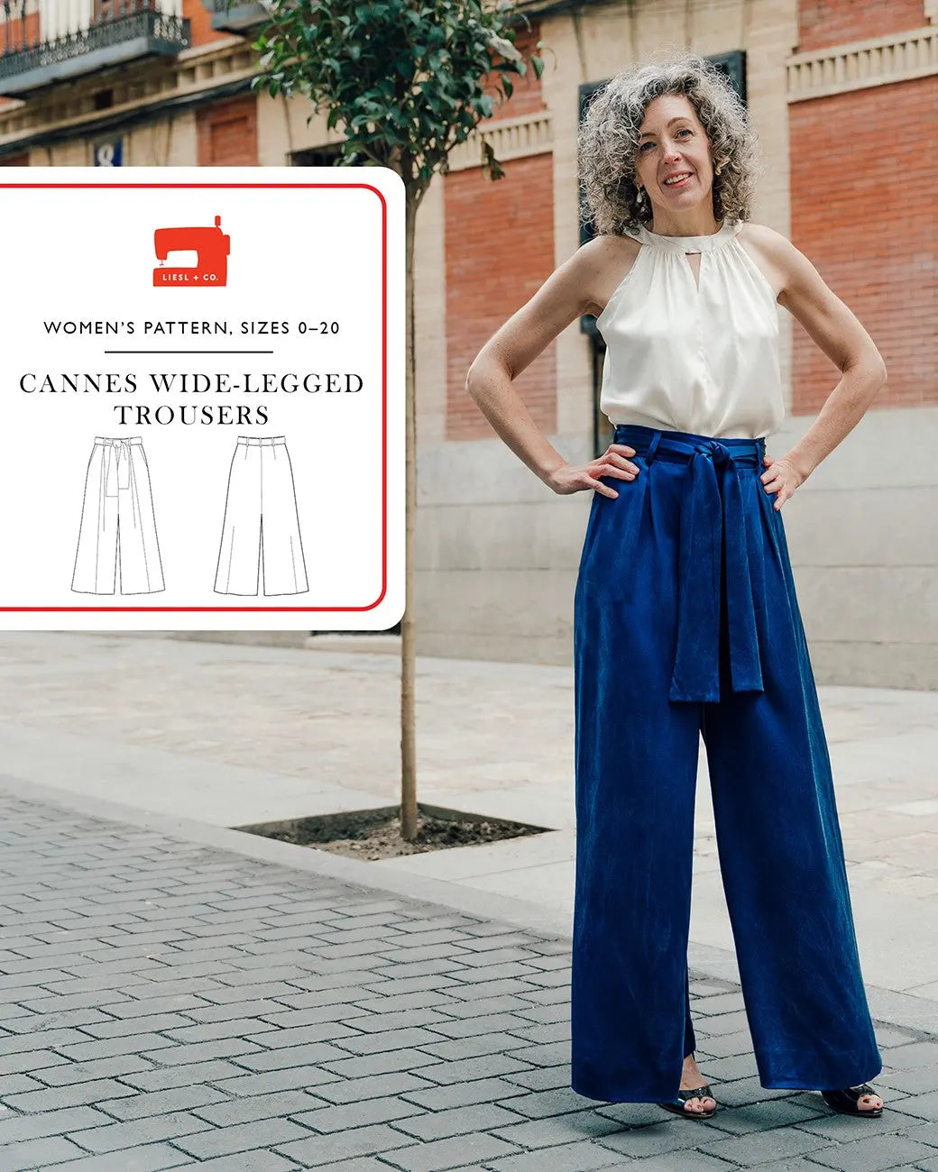 Cannes Wide Legged Trousers - Linda's Electric Quilters