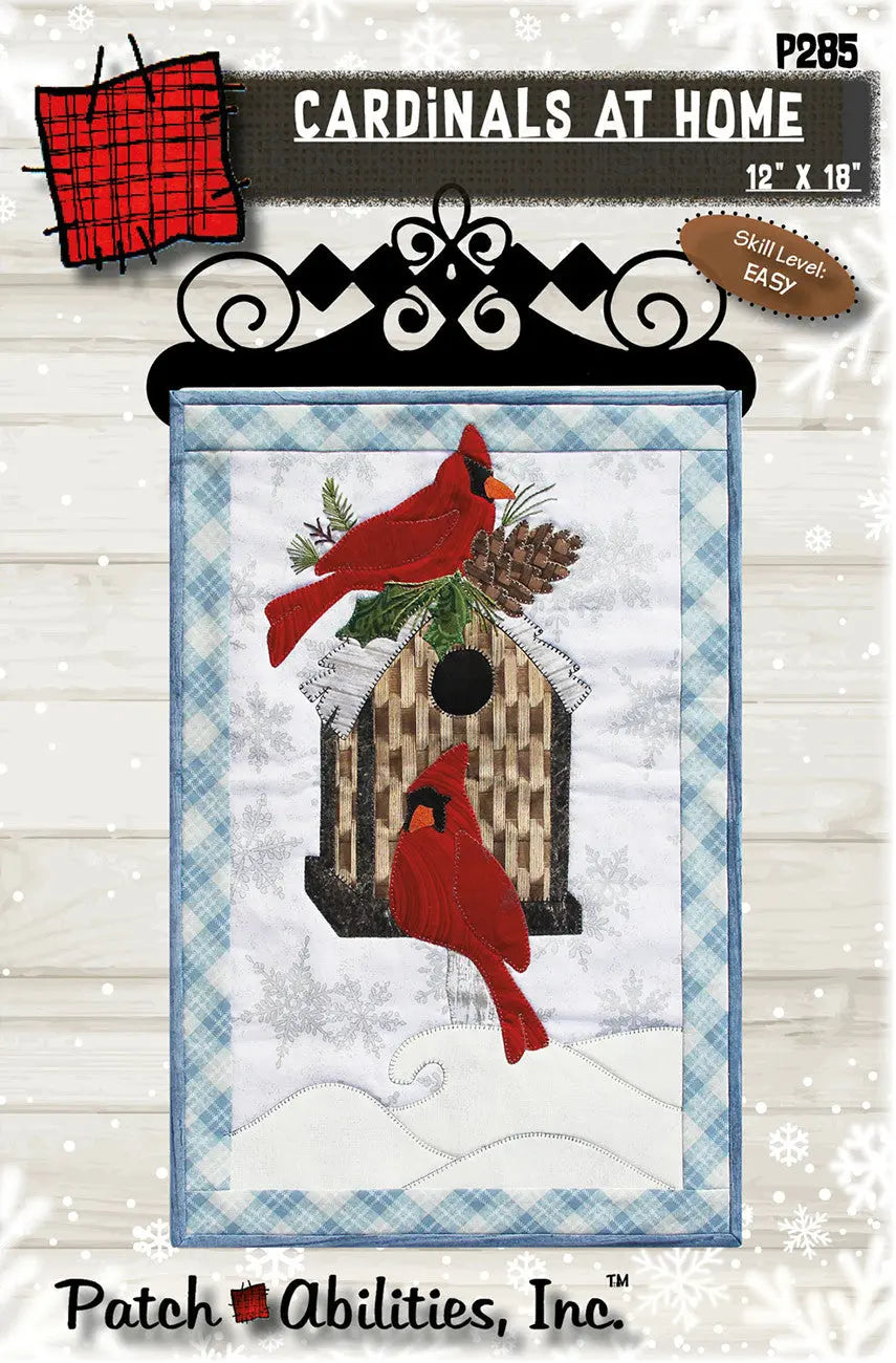 Cardinals at Home - Linda's Electric Quilters