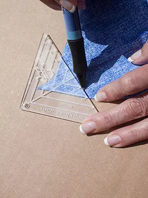 Carol's Box Corners Template - Linda's Electric Quilters