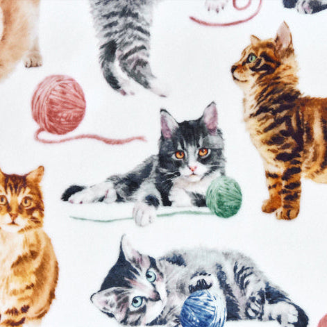 Multi Cat Nip Digital Cuddle 58/60" Fabric Per Yard