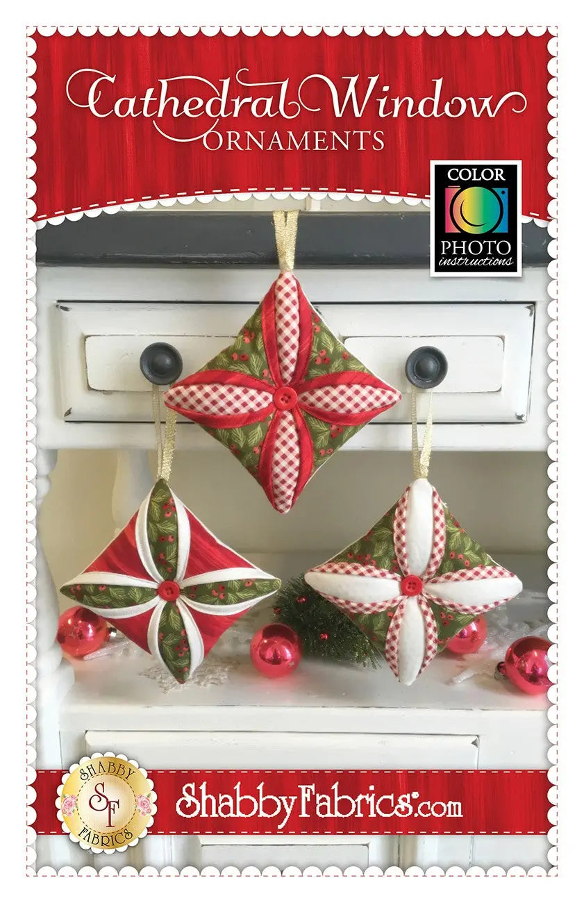 Cathedral Window Ornaments - Linda's Electric Quilters