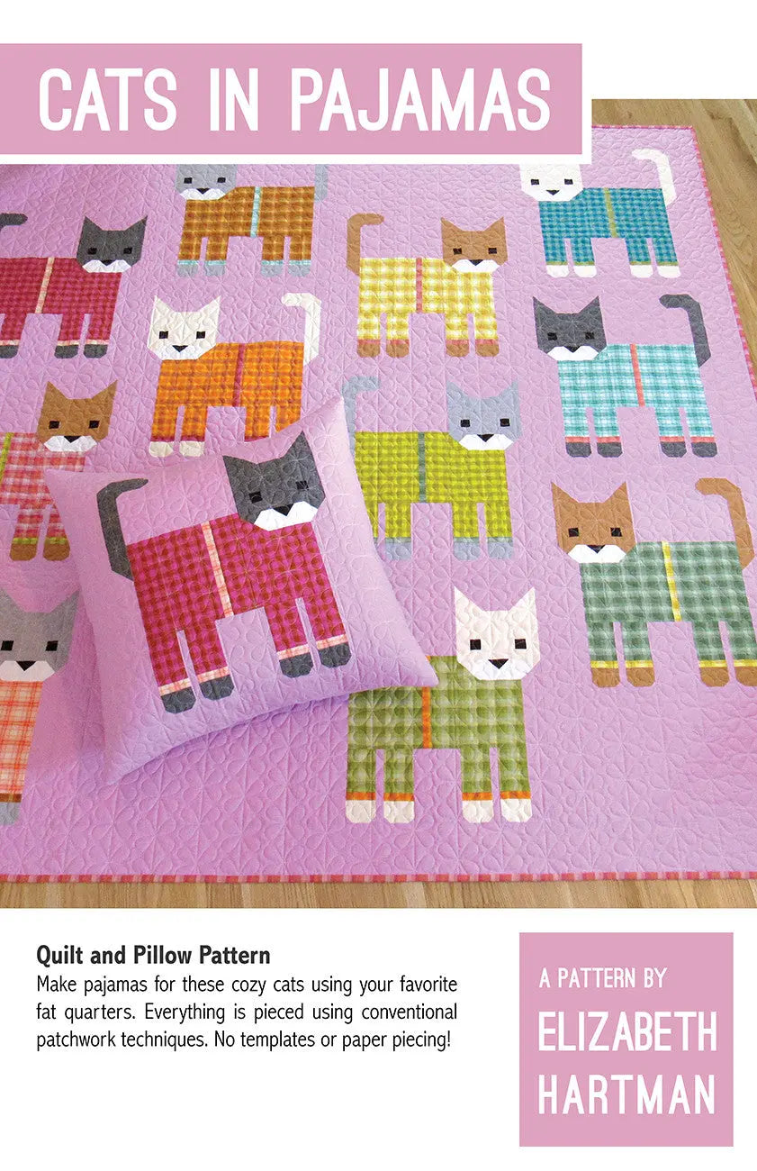 Cats in Pajamas - Linda's Electric Quilters
