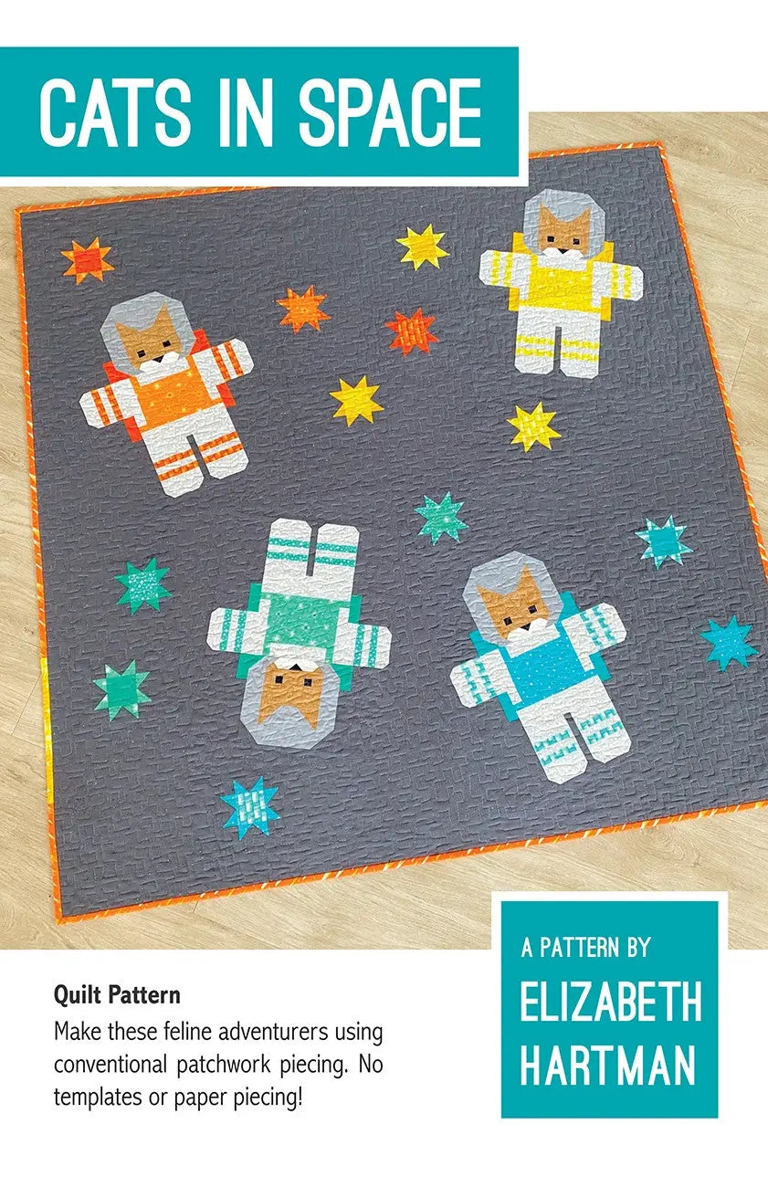 Cats in Space - Linda's Electric Quilters