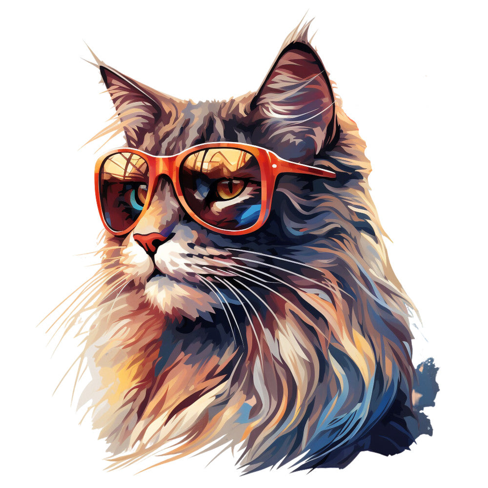 Cats with Sunglasses Fabric Panel 2