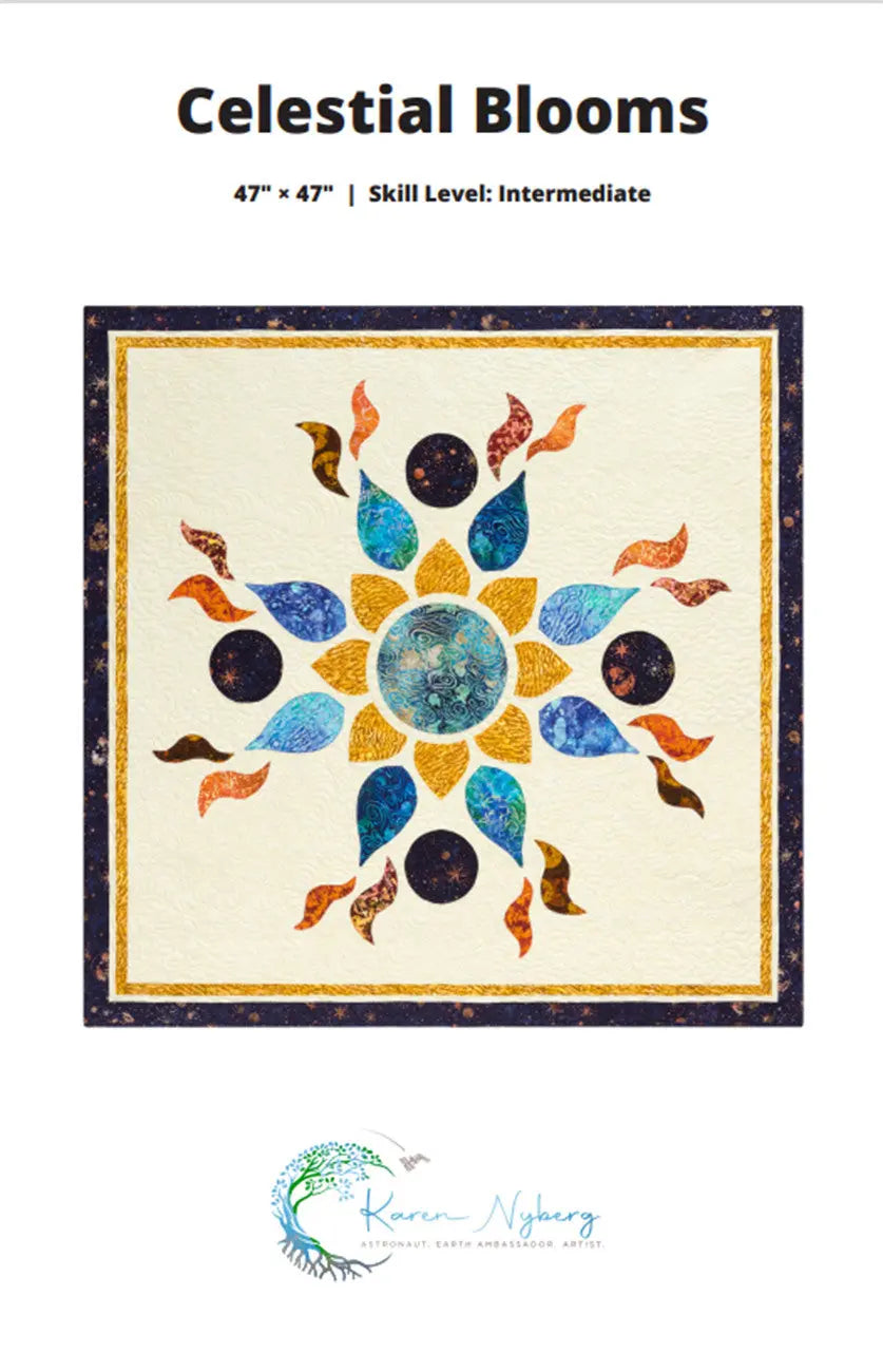 Celestial Blooms Quilt Pattern - Linda's Electric Quilters