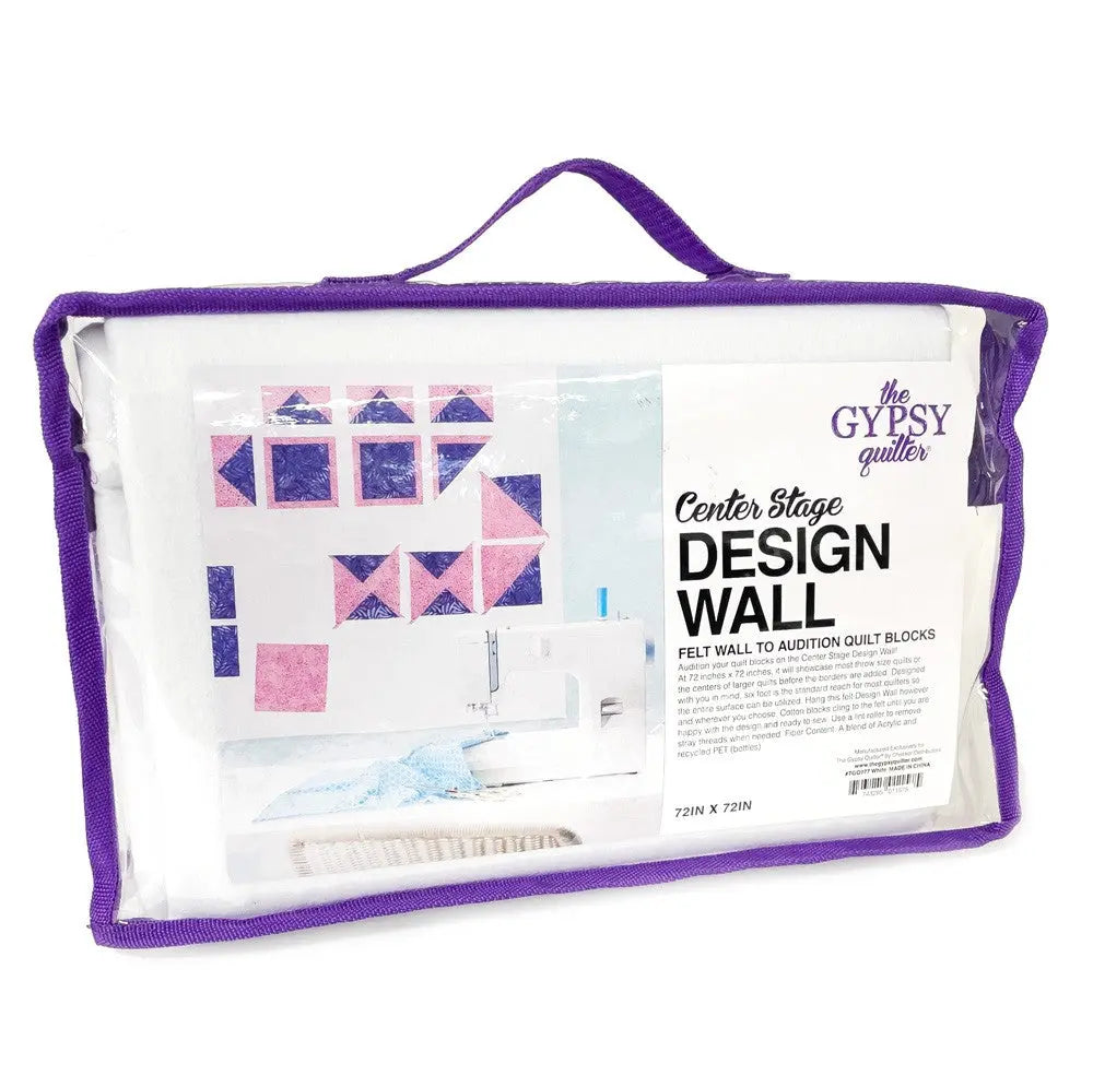 Center Stage Design Wall White 72in x 72in - Linda's Electric Quilters