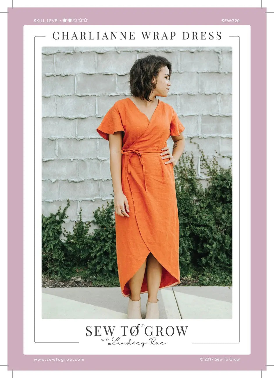 Charli Anne Wrap Dress - Linda's Electric Quilters