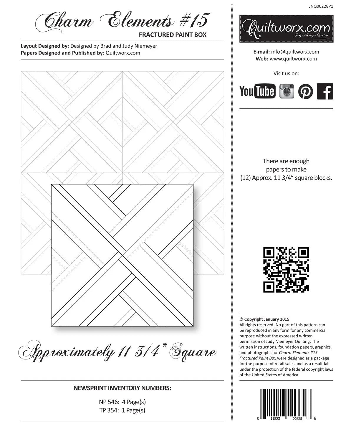 Charm Elements 15 - Linda's Electric Quilters