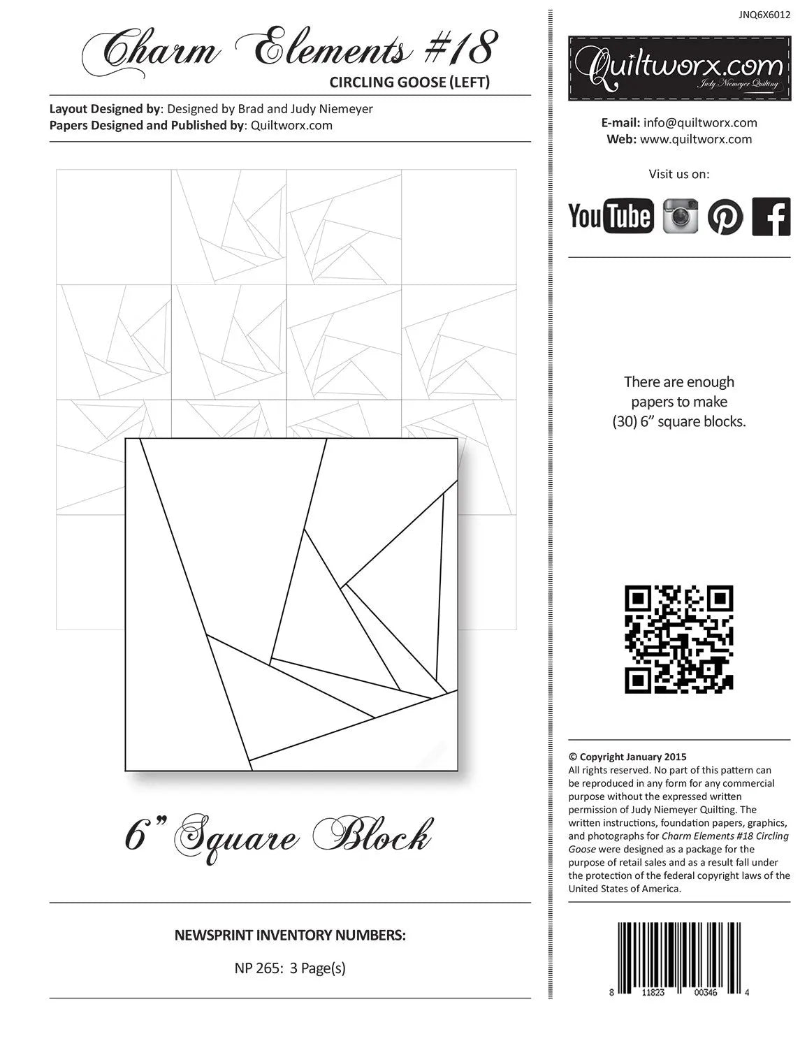 Charm Elements 18 - Linda's Electric Quilters