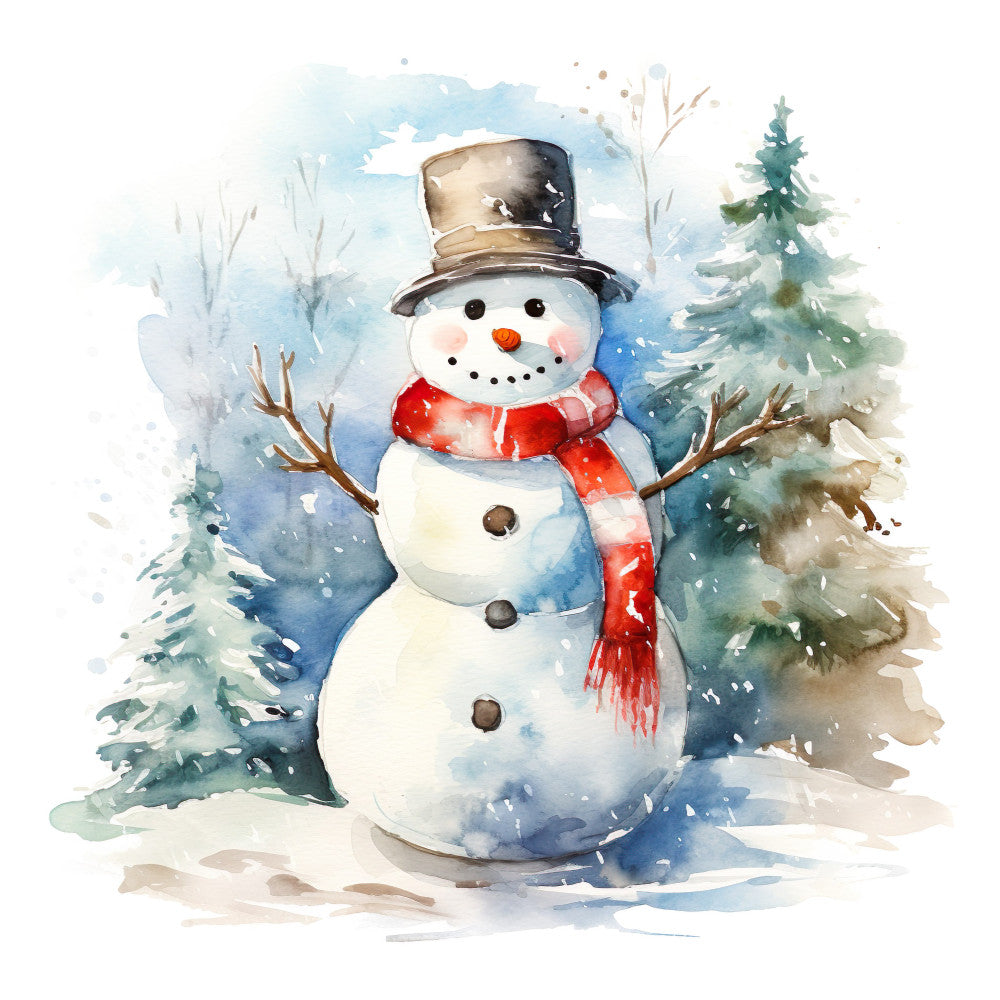Charming Snowmen Fabric Panel 3 QuiltingFabricPanels