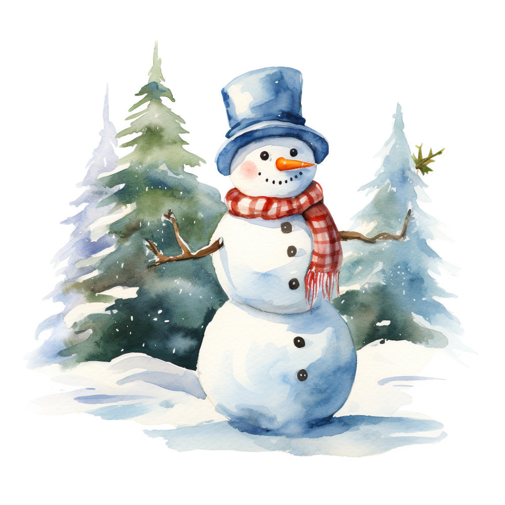 Charming Snowmen Fabric Panel 5 QuiltingFabricPanels