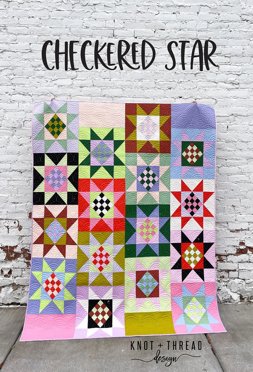 Checkered Star - Linda's Electric Quilters