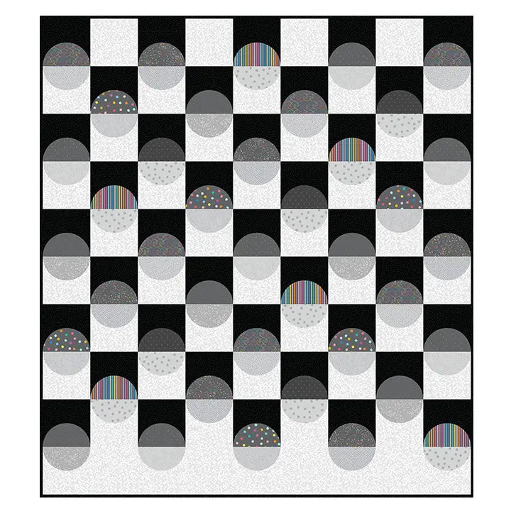 Checkers Dewfall Pattern Figo Fabrics