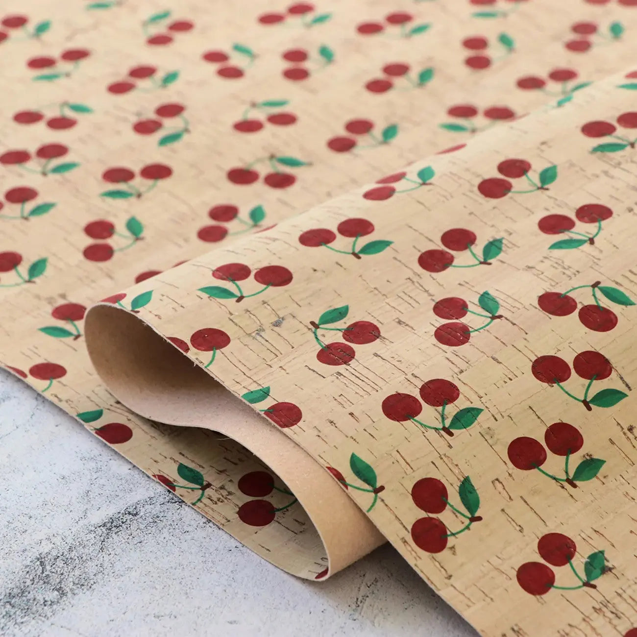 Cherries Cork 1/2yd