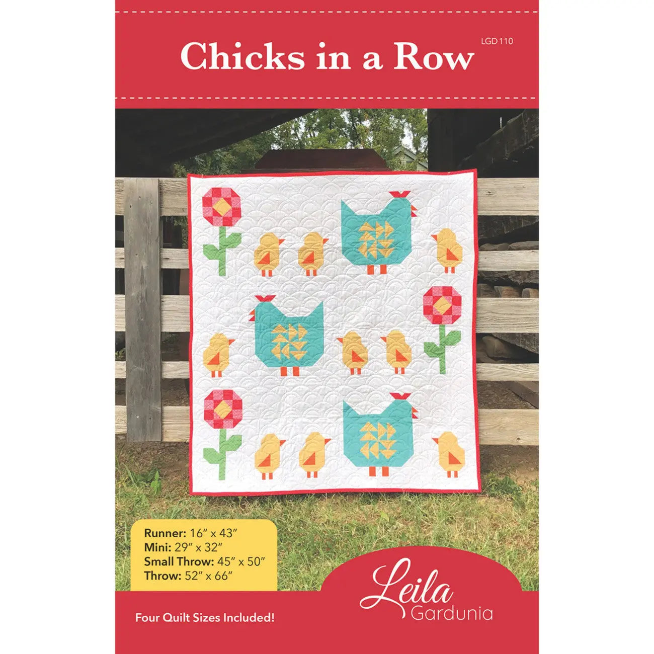Chicks in a Row - Linda's Electric Quilters