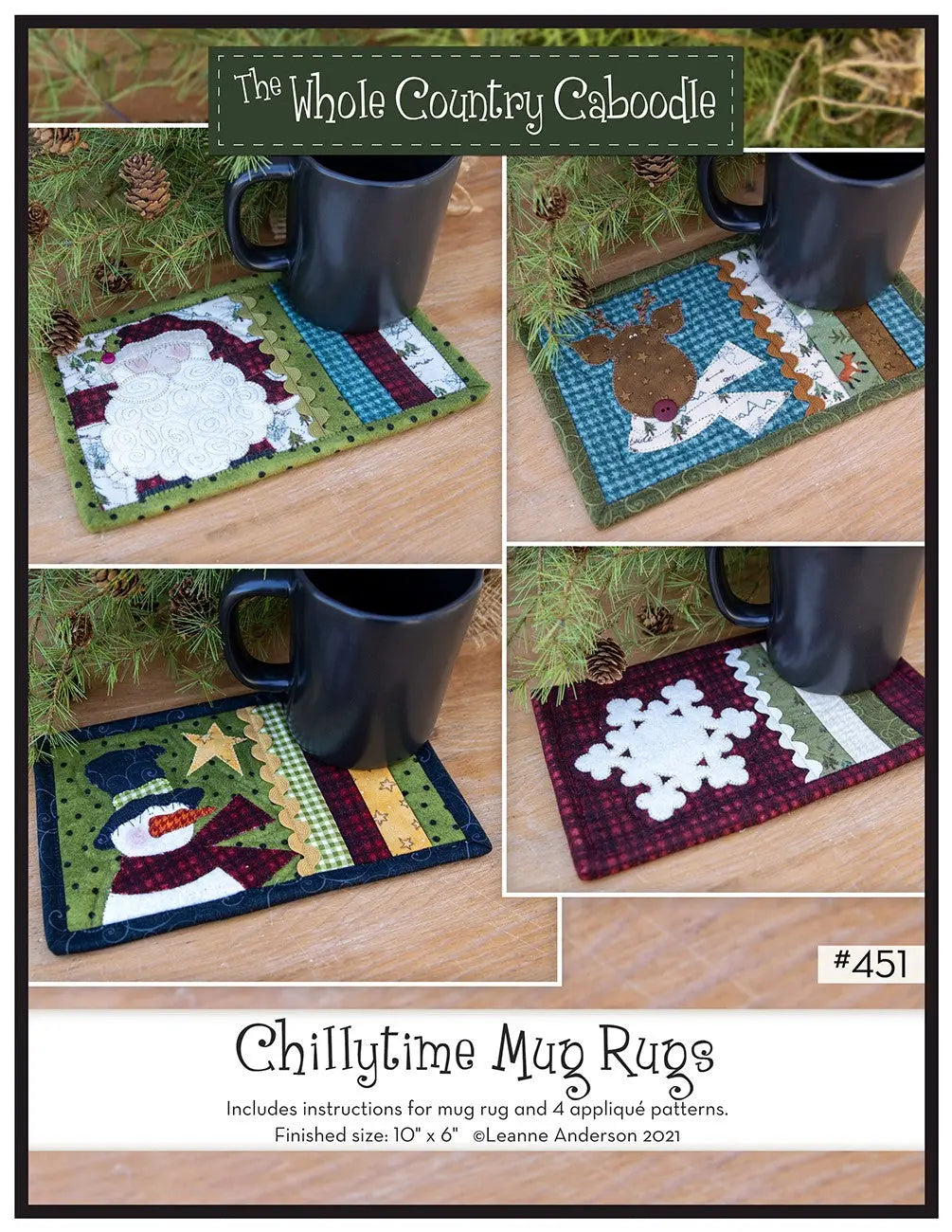 Chillytime Mug Rugs - Linda's Electric Quilters