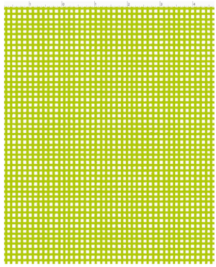 Loralie Designs Chipper Checker green quilting cotton
