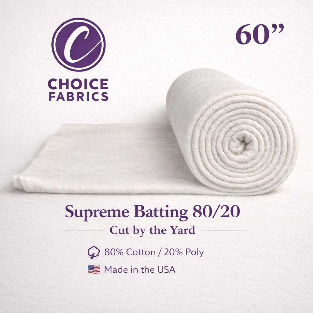 Choice Supreme Batting 80/20 - 60" Wide - By the Yard