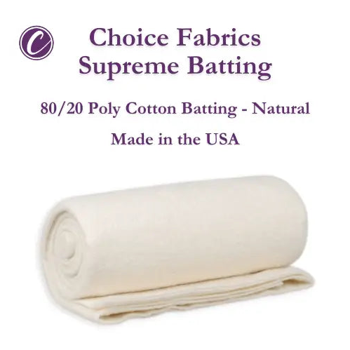 Choice Supreme Batting - 80/20 Cotton/Poly Blend