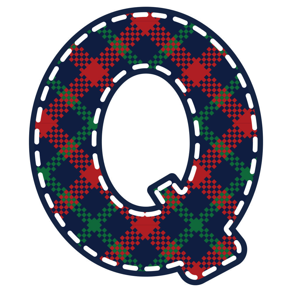 Christmas Alphabet Fabric Panel 29