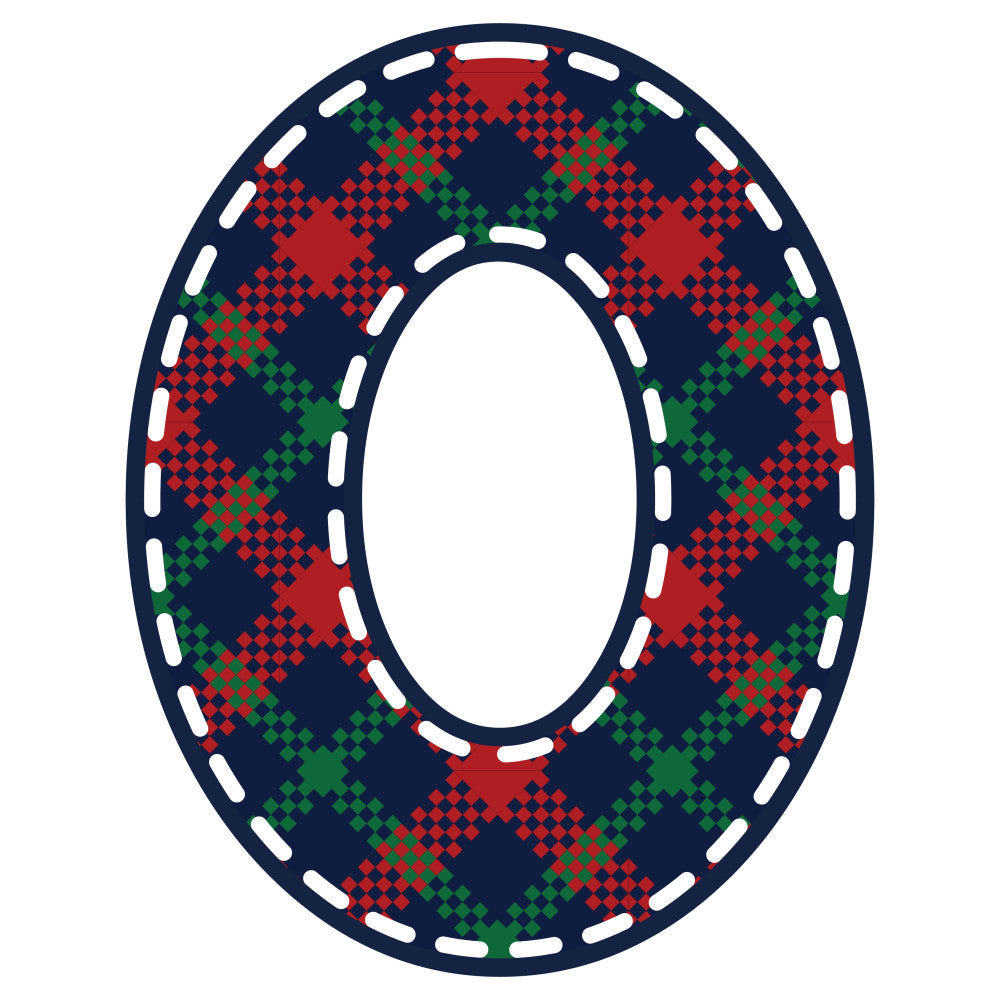 Christmas Alphabet Fabric Panel 3