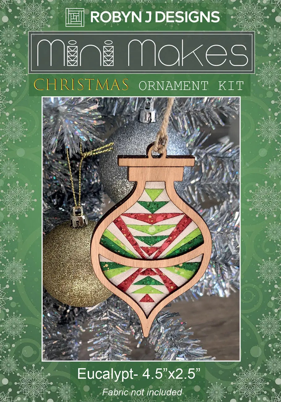 Christmas Bauble Ornament Eucalypt - Linda's Electric Quilters
