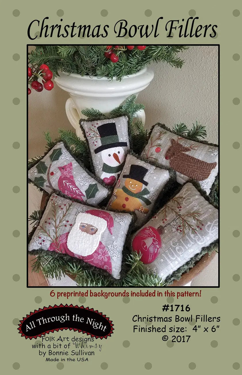 Christmas Bowl Fillers - Linda's Electric Quilters