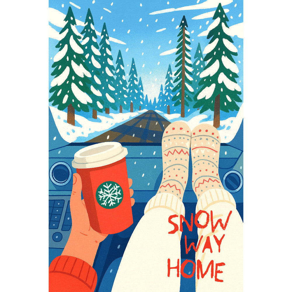 Christmas Card Fabric Panel 9