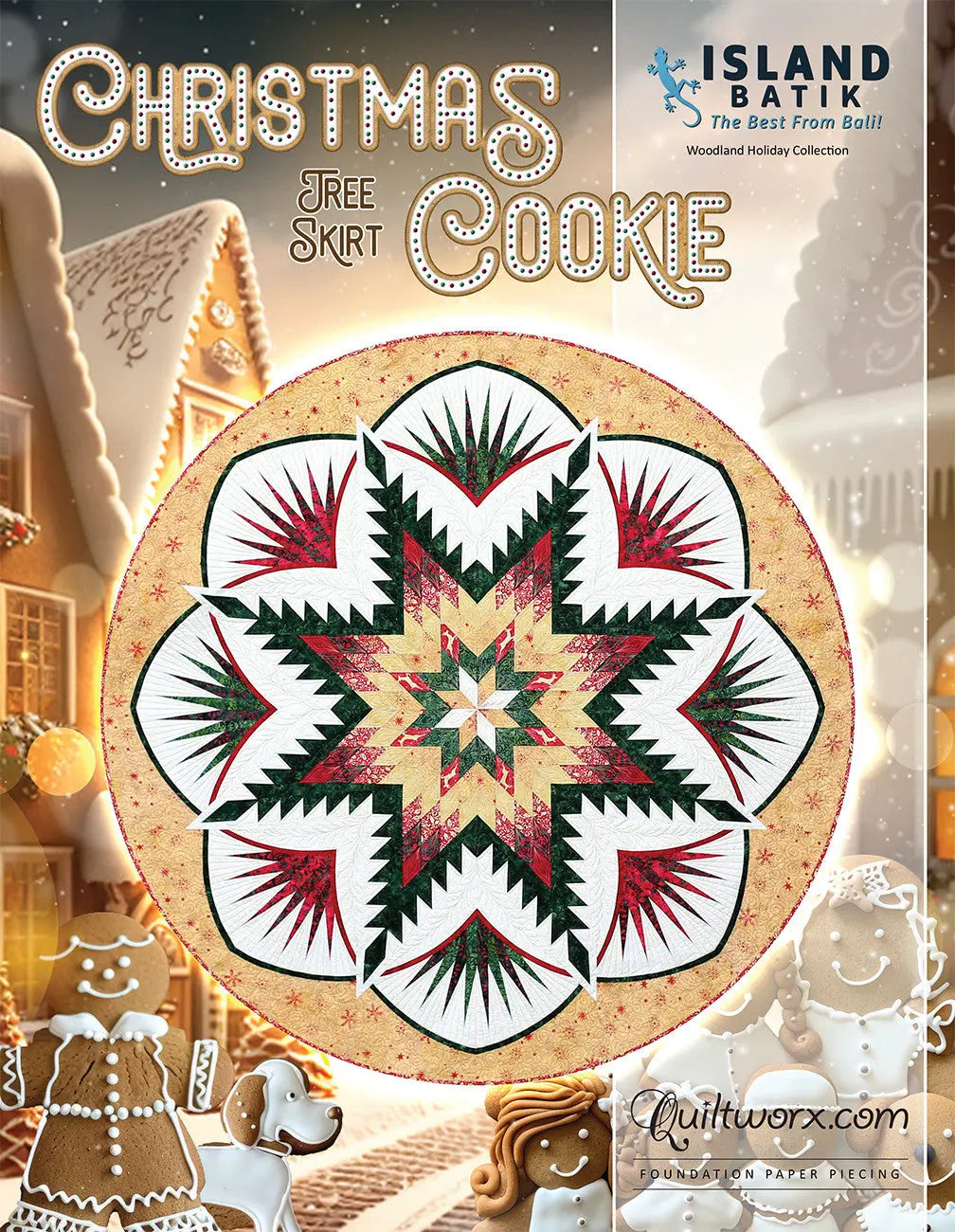 Christmas Cookie Tree Skirt - Linda's Electric Quilters