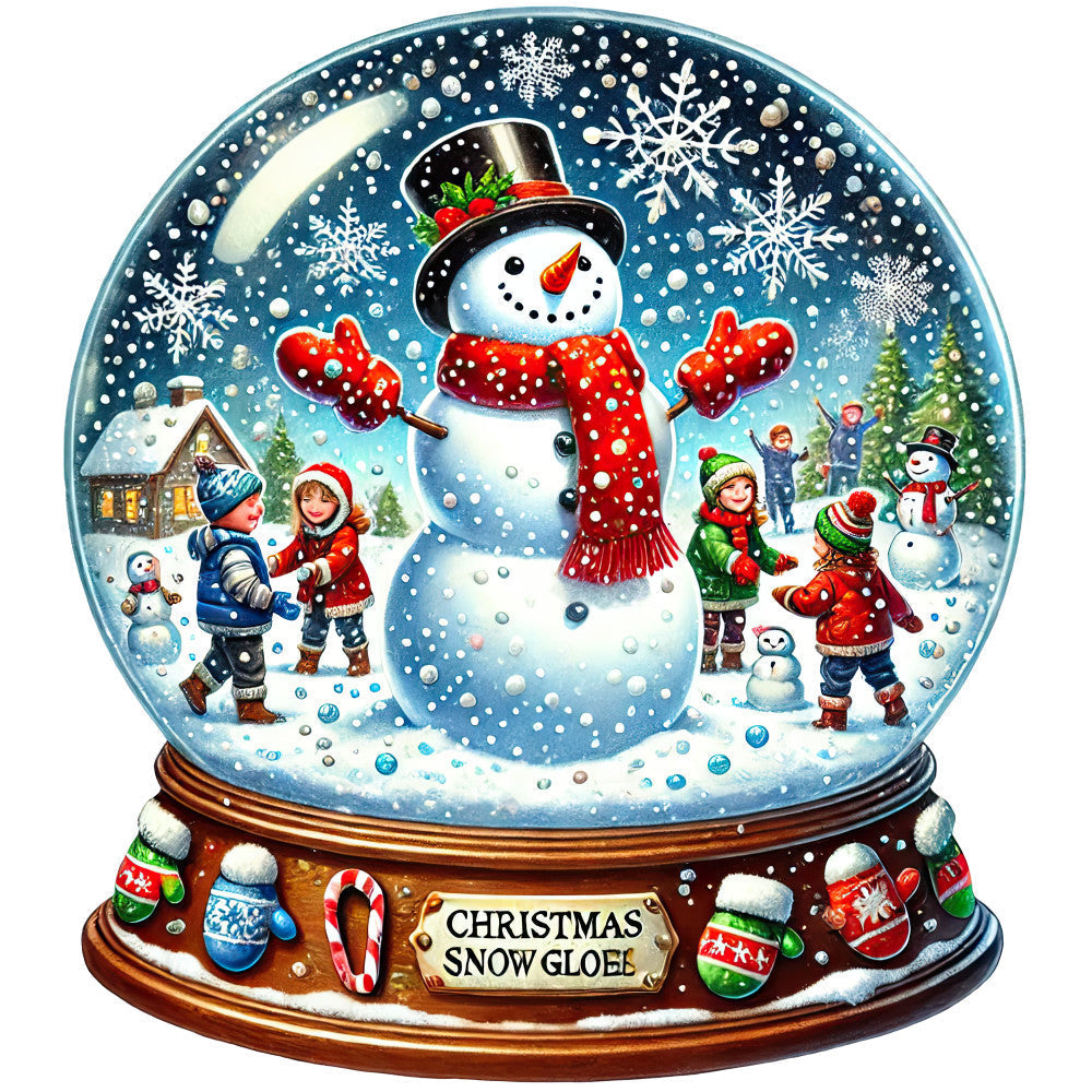 Christmas Snow Globes Fabric Panel 63 QuiltingFabricPanels