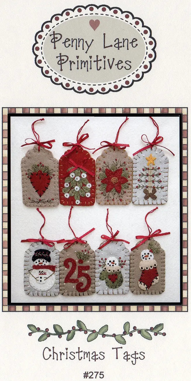 Christmas Tags - Linda's Electric Quilters