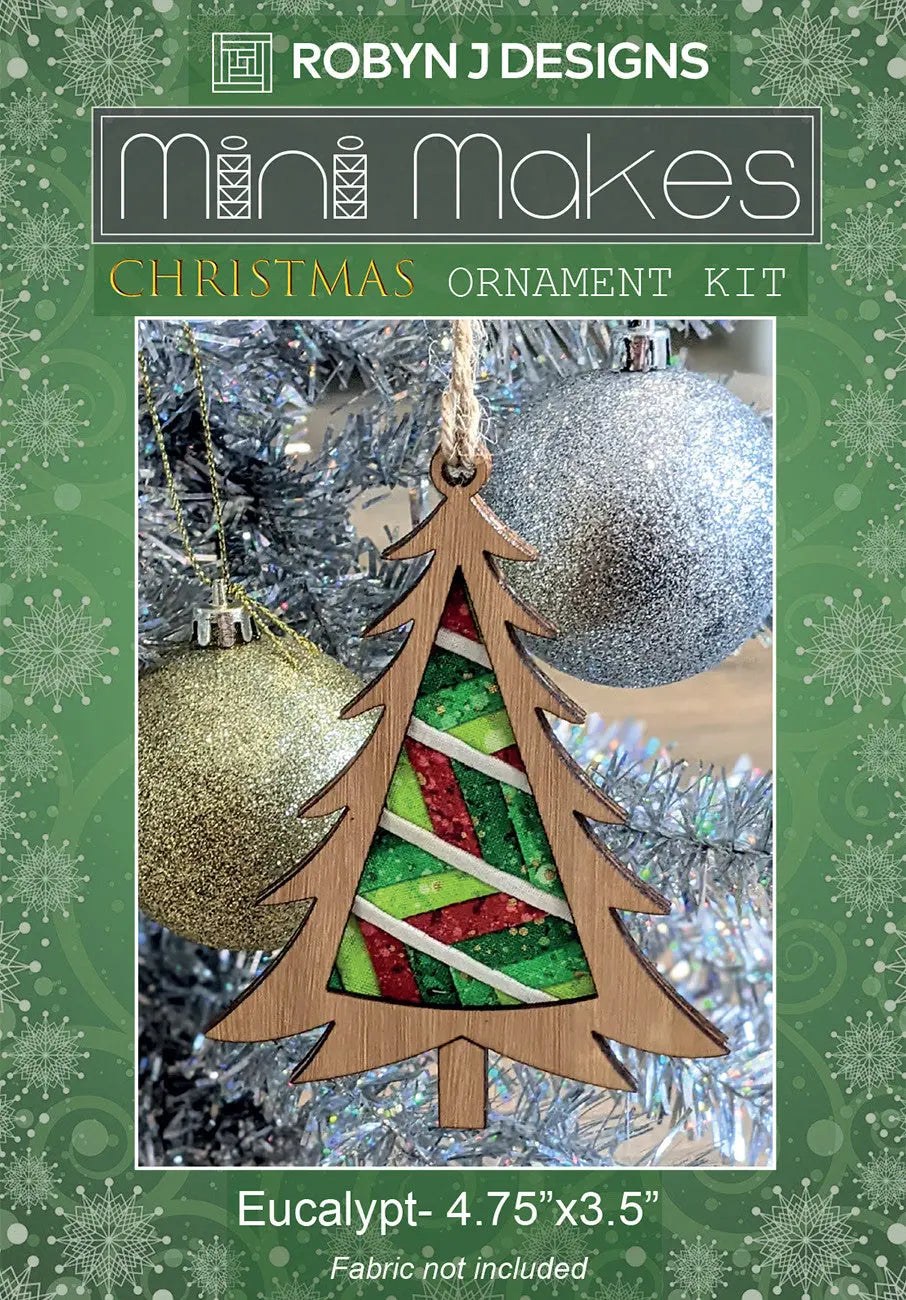 Christmas Tree Ornament Eucalypt - Linda's Electric Quilters