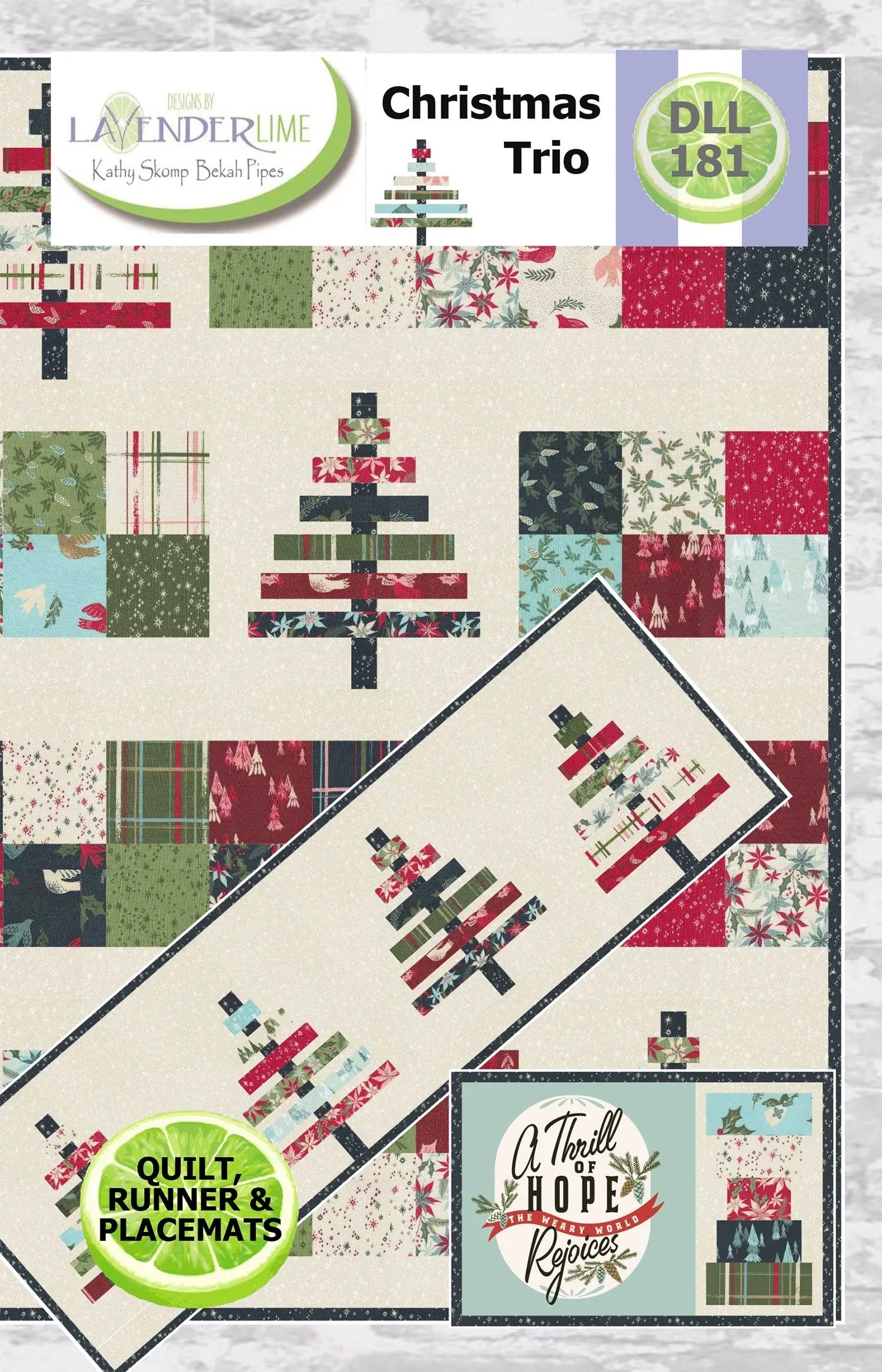 Christmas Trio - Linda's Electric Quilters
