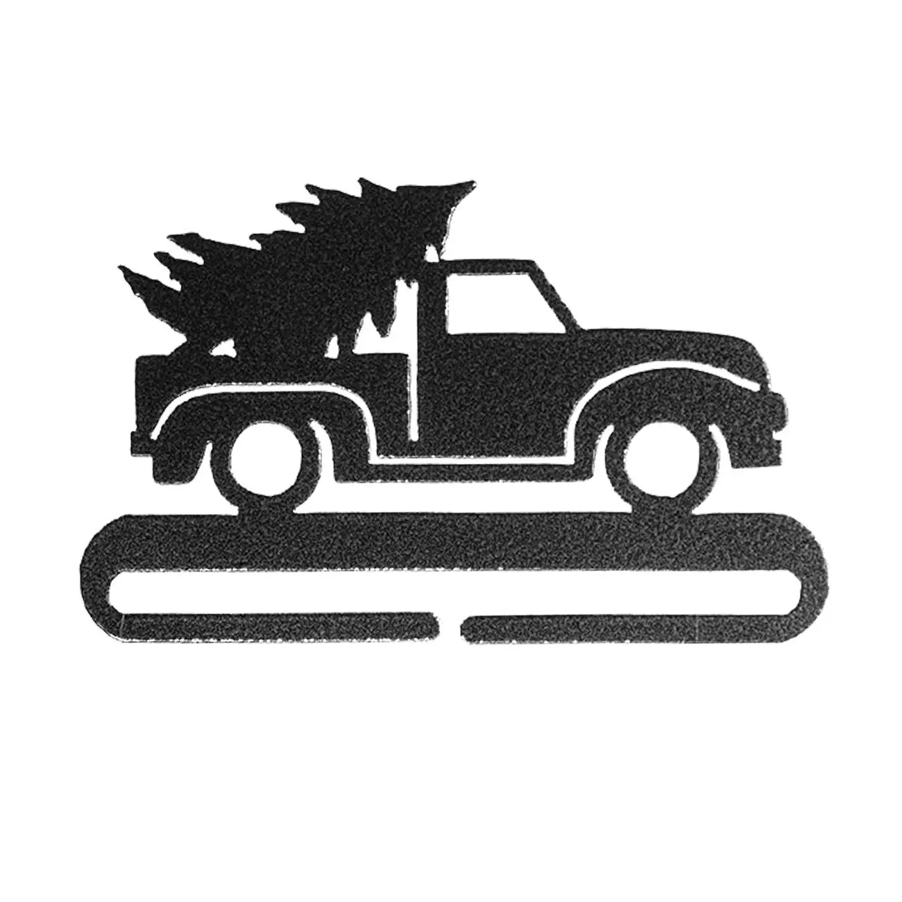 Christmas Truck Split Bottom Charcoal 6in Checker Distributor