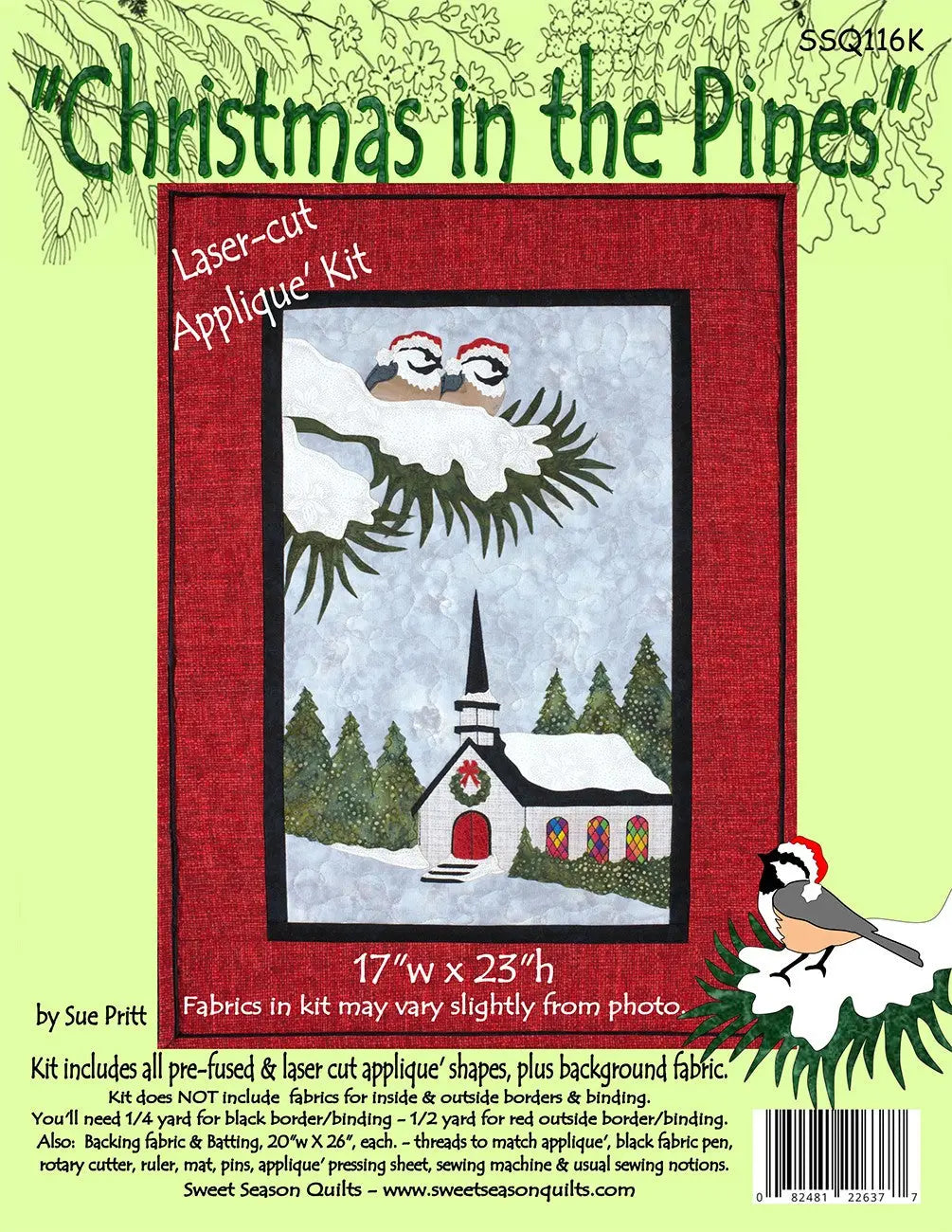 Christmas in the Pines Kit - Linda's Electric Quilters