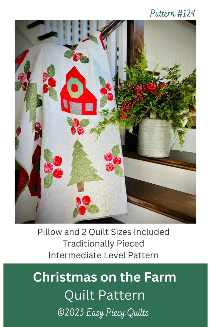 Christmas on the Farm Quilt Pattern - Linda's Electric Quilters