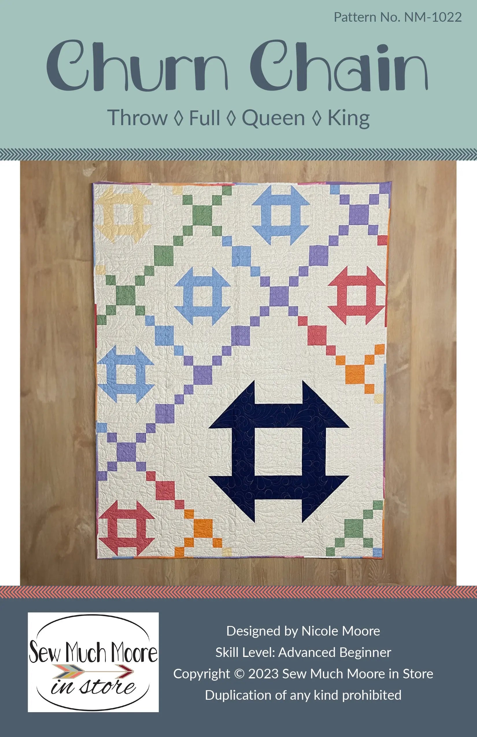 Churn Chain - Linda's Electric Quilters