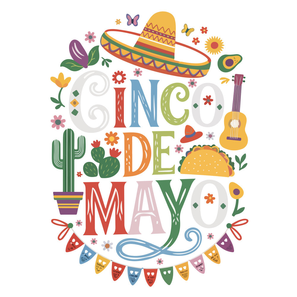 Cinco De Mayo Poster Fabric Panel 1