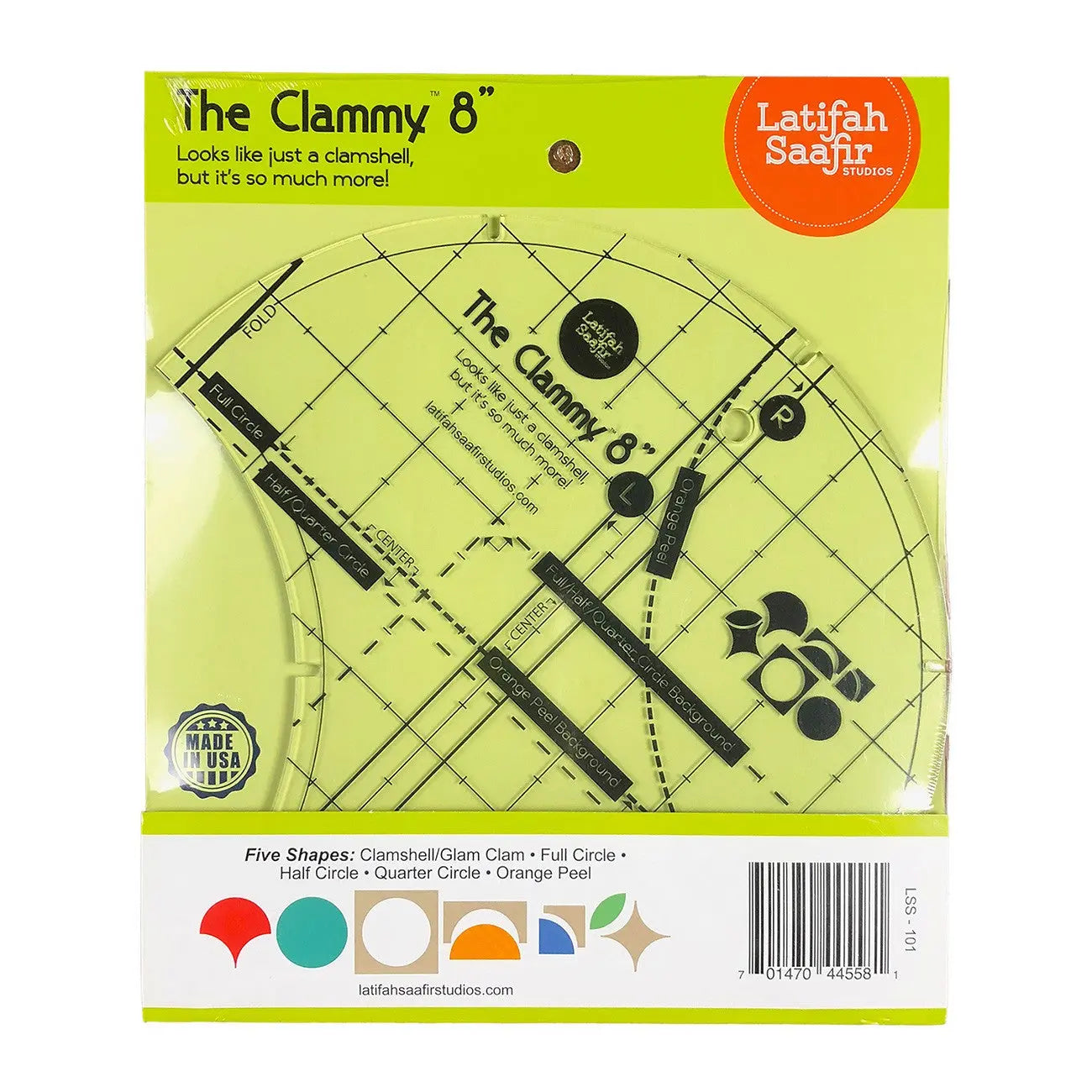 Clammy 8in - Linda's Electric Quilters