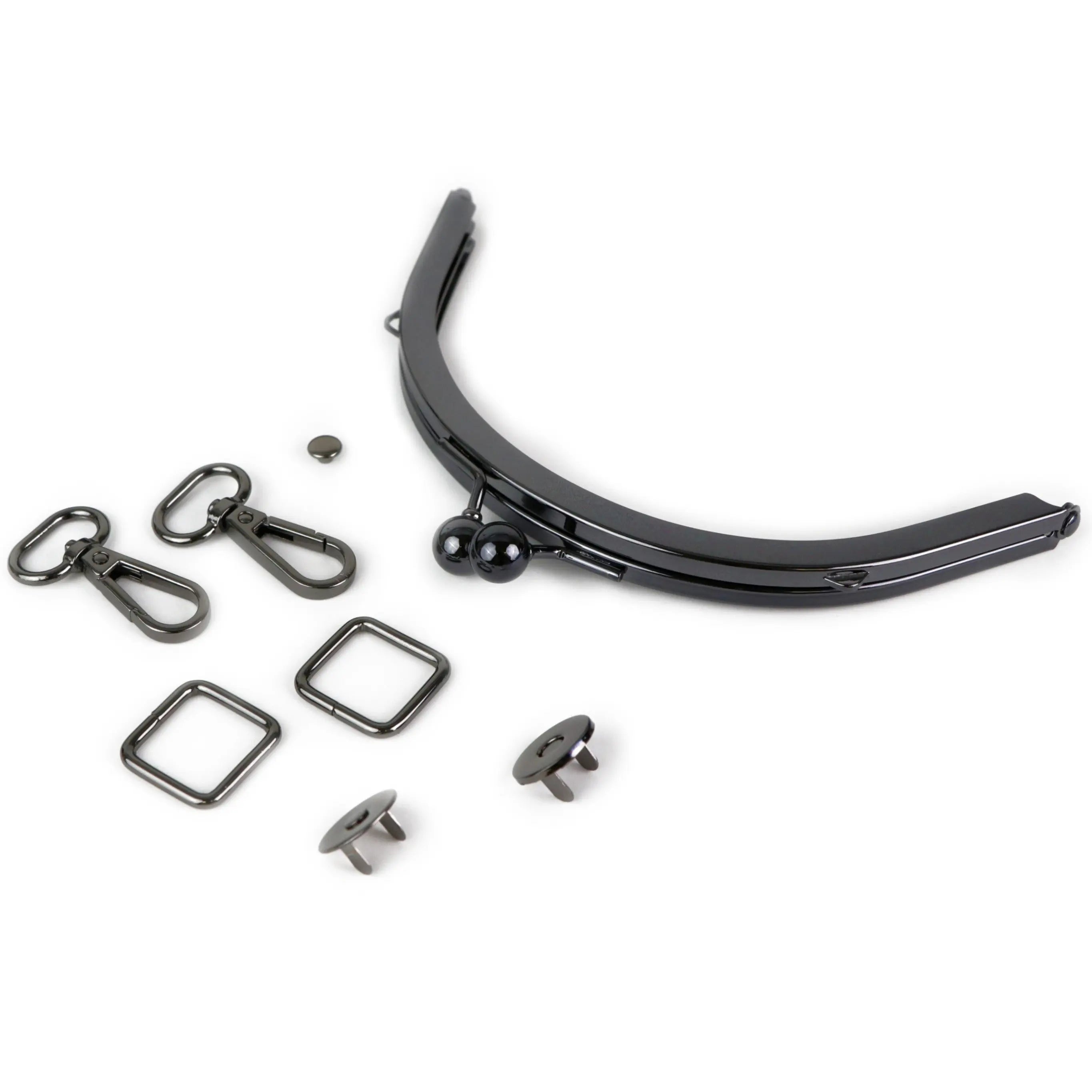 Clara Hardware Kit Gunmetal - Linda's Electric Quilters