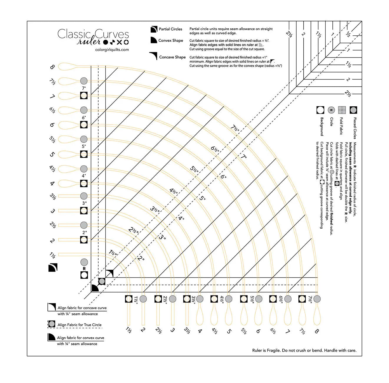 Classic Curves Ruler Redesign - Linda's Electric Quilters