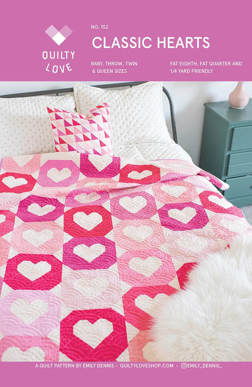 Classic Hearts Quilt Pattern - Linda's Electric Quilters
