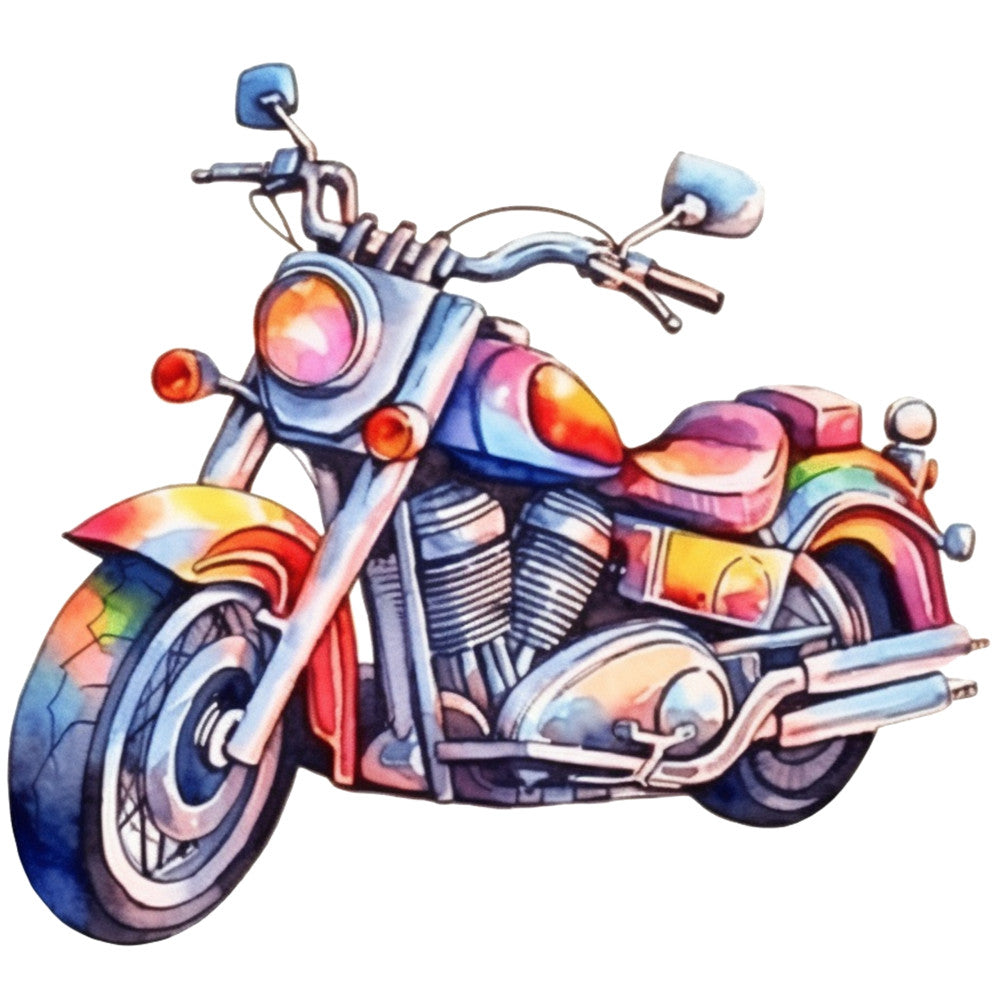 Classic Motorcycle Fabric Panel 1