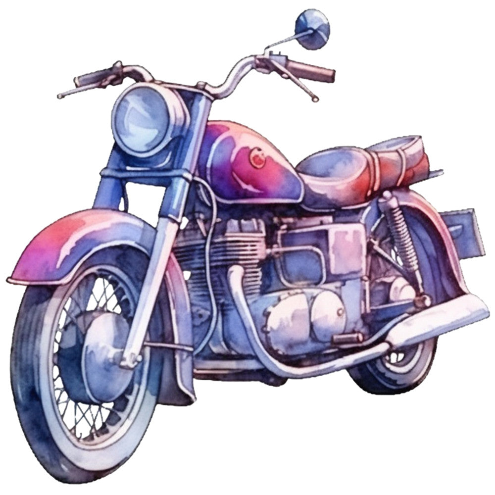 Classic Motorcycle Fabric Panel 2