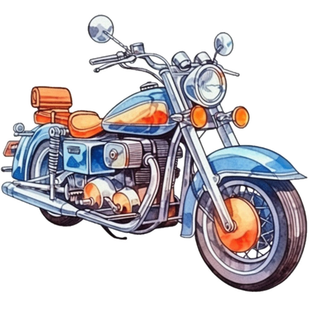 Classic Motorcycle Fabric Panel 3