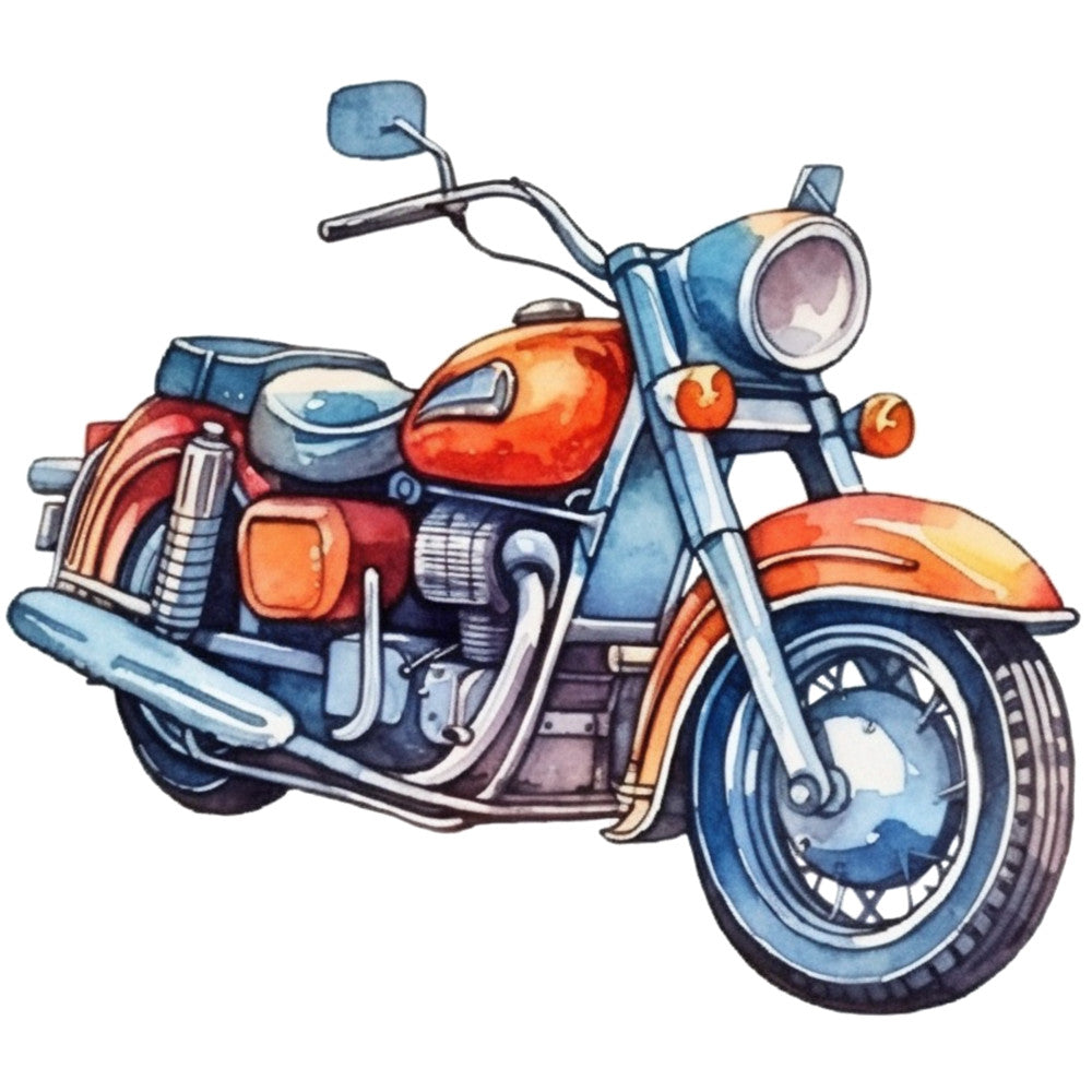 Classic Motorcycle Fabric Panel 4