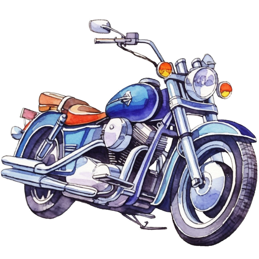 Classic Motorcycle Fabric Panel 6